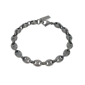 Miesten rannekorut One Jewels OAMB4107SG Hopeinen